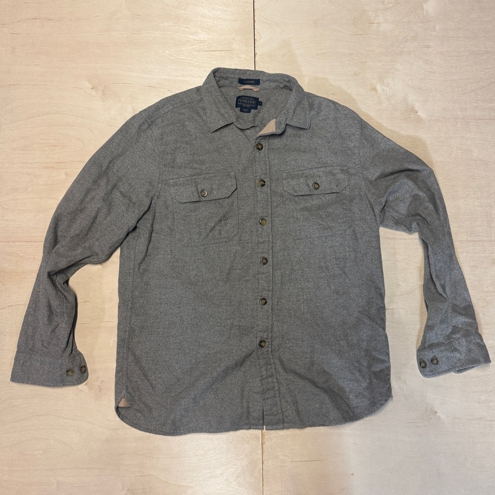 Pendleton Charcoal Button-Up Shirt